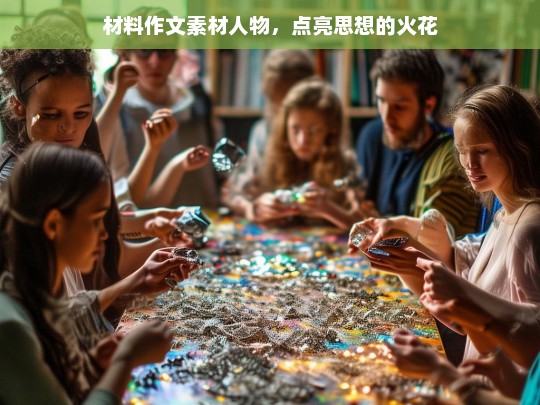 点亮思想的火花，人物素材中的智慧之光