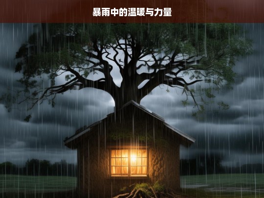 暴雨中的温暖与力量，暴雨中的温情与力量