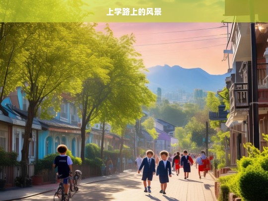 上学路上的风景