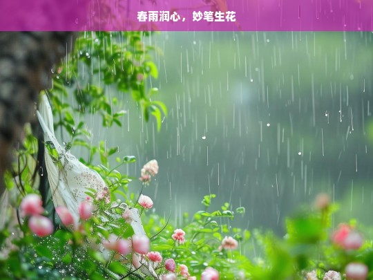 春雨润心，妙笔生花，春雨润心与妙笔生花