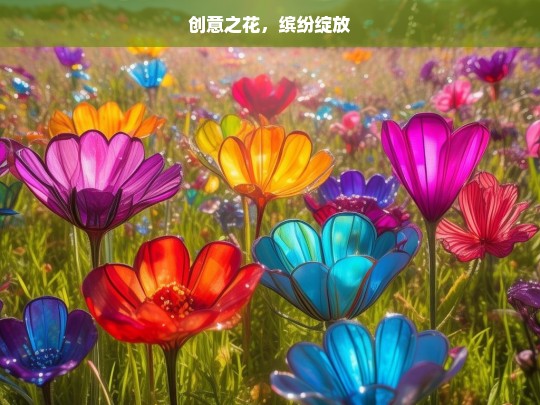 创意之花，缤纷绽放，创意之花的缤纷绽放