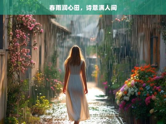 春雨润心田，诗意满人间，春雨润心诗意人间