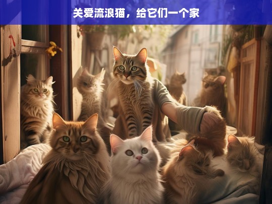 关爱流浪猫，给它们一个家，关爱流浪猫，让它们拥有家