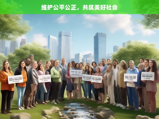 维护公平公正，共筑美好社会，维护公平公正，共建美好社会