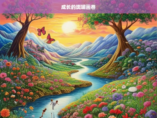 成长的斑斓画卷，成长，绚丽斑斓的画卷