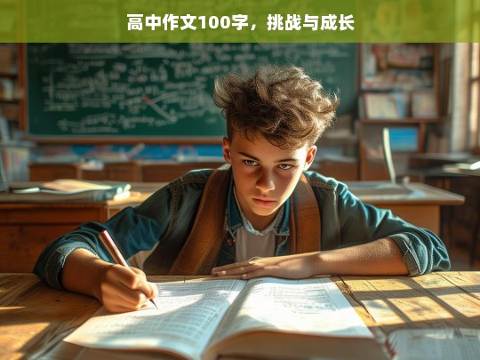 高中作文100字，挑战与成长